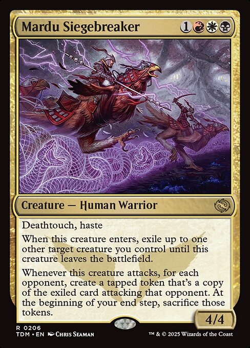 Mardu Siegebreaker — NM Foil [Tarkir: Dragonstorm]