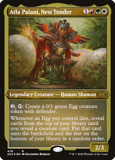 Atla Palani, Nest Tender — NM Etched Foil [Double Masters 2022]