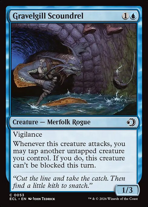 Gravelgill Scoundrel — NM Foil [Lorwyn Eclipsed #53]
