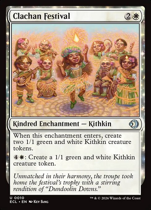 Clachan Festival — NM Foil [Lorwyn Eclipsed #10]