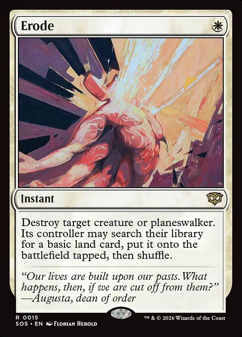 Erode — NM Foil [Secrets of Strixhaven]