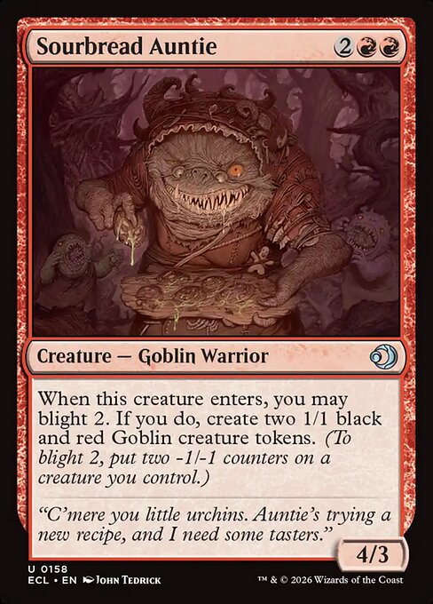 Sourbread Auntie — NM Foil [Lorwyn Eclipsed #158]