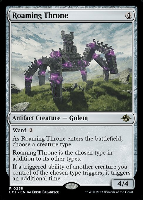 Roaming Throne — NM Foil [The Lost Caverns of Ixalan]