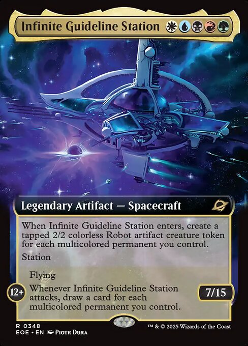 Infinite Guideline Station — NM Foil [Edge of Eternities]