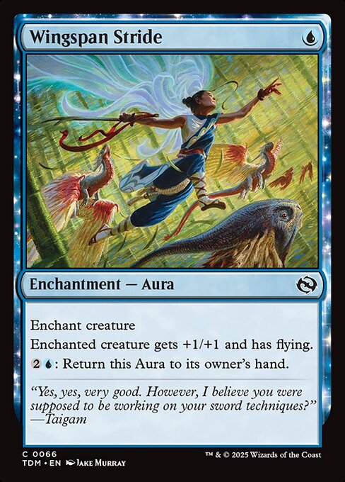 Wingspan Stride — NM Foil [Tarkir: Dragonstorm]