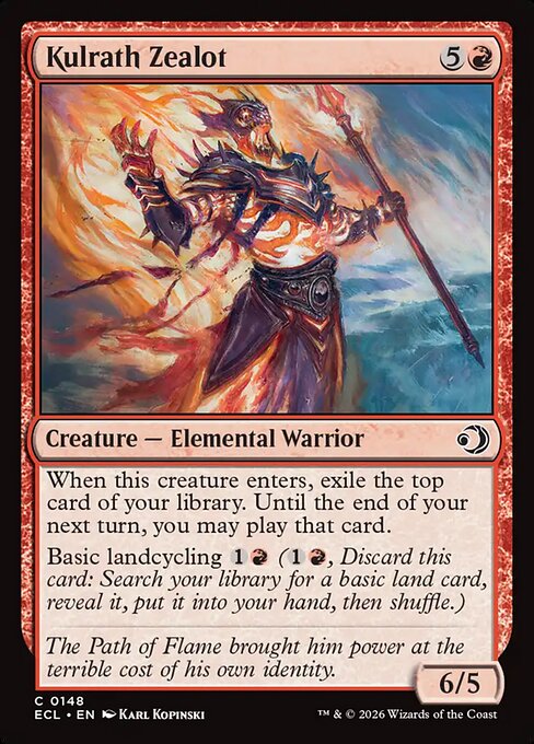 Kulrath Zealot — NM Foil [Lorwyn Eclipsed #148]