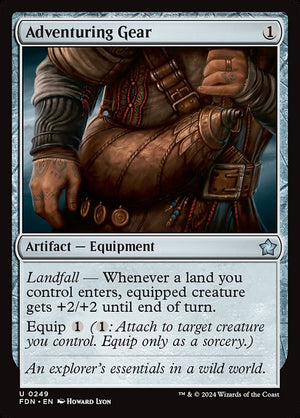 Adventuring Gear — NM Foil [Foundations #249]