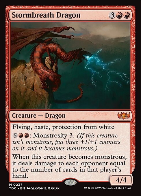 Stormbreath Dragon — NM [Tarkir: Dragonstorm Commander]