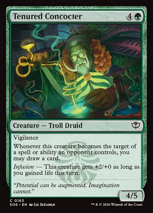 Tenured Concocter — NM Foil [Secrets of Strixhaven]