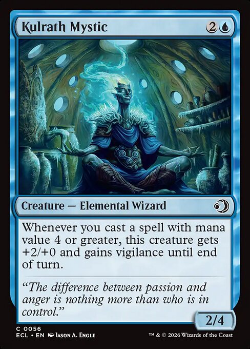 Kulrath Mystic — NM Foil [Lorwyn Eclipsed #56]