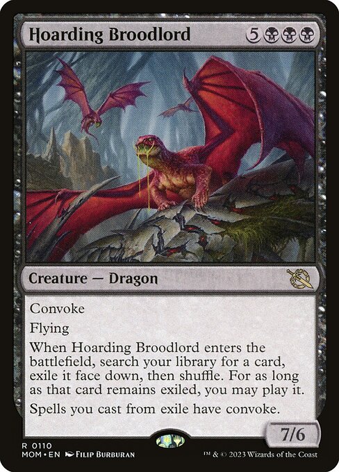 Hoarding Broodlord — NM Foil [March of the Machine]