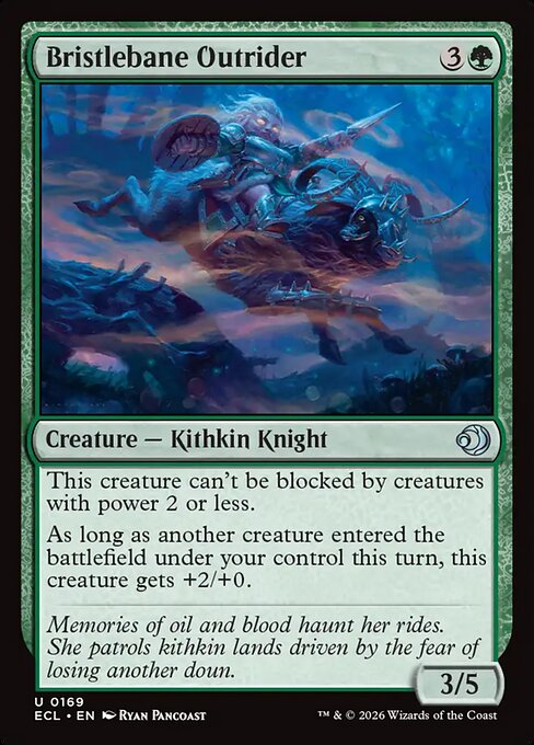 Bristlebane Outrider — NM Foil [Lorwyn Eclipsed #169]