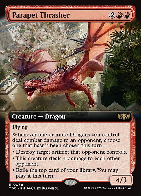 Parapet Thrasher — NM [Tarkir: Dragonstorm Commander]