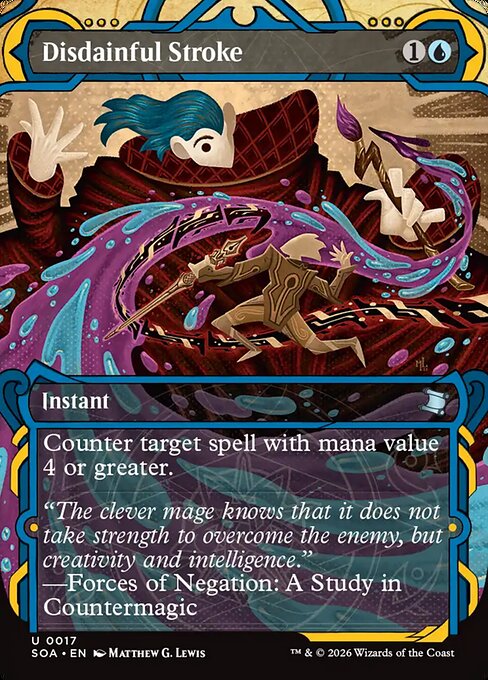 Disdainful Stroke — NM [Secrets of Strixhaven Mystical Archive]