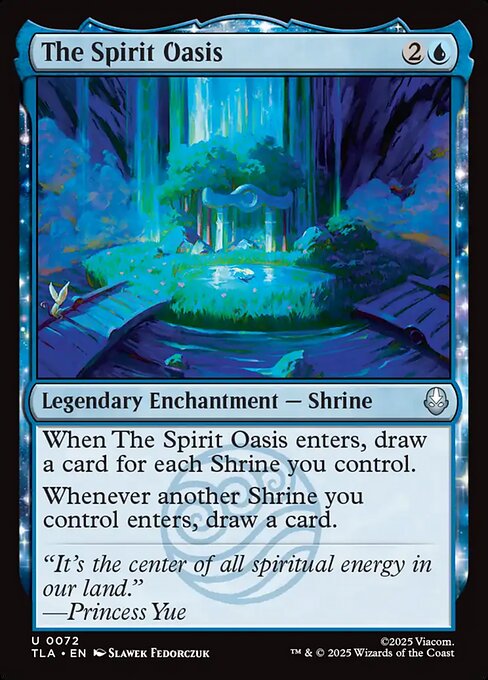 The Spirit Oasis — NM Foil [Avatar: The Last Airbender]