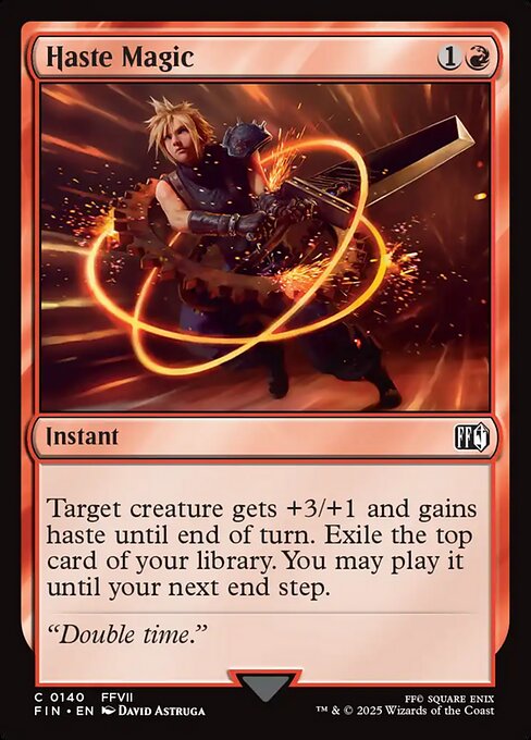 Haste Magic — NM Foil [Final Fantasy]