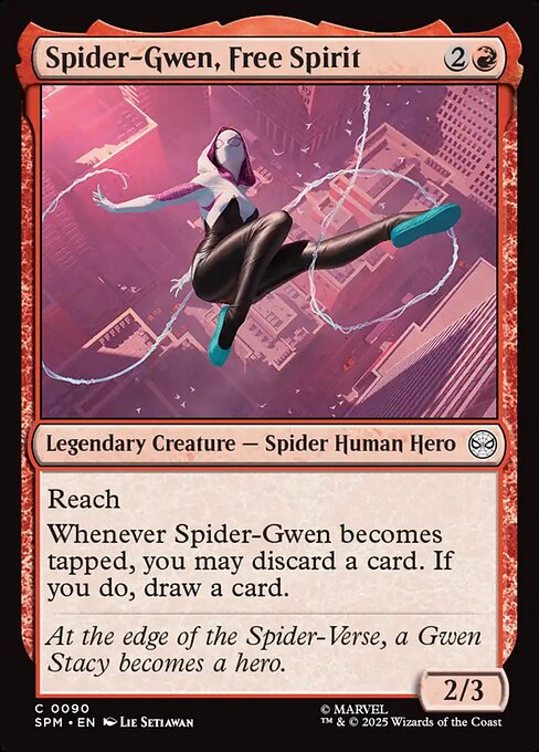 Spider-Gwen, Free Spirit — NM Foil [Marvel's Spider-Man]