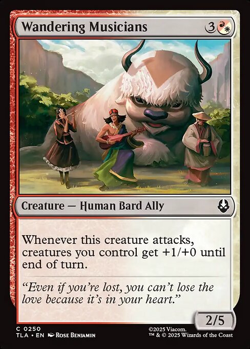Wandering Musicians — NM Foil [Avatar: The Last Airbender]
