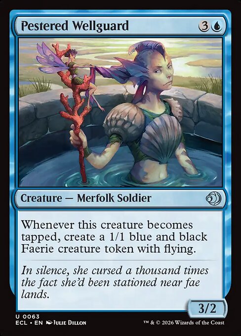 Pestered Wellguard — NM Foil [Lorwyn Eclipsed #63]