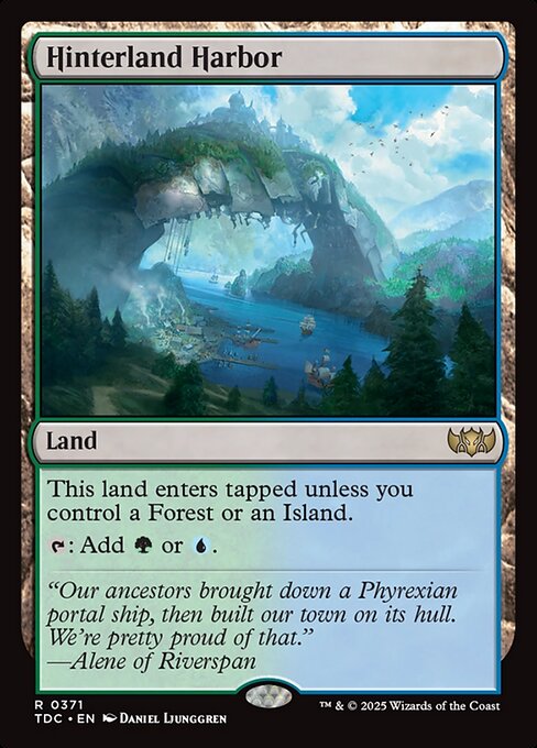 Hinterland Harbor — NM [Tarkir: Dragonstorm Commander]