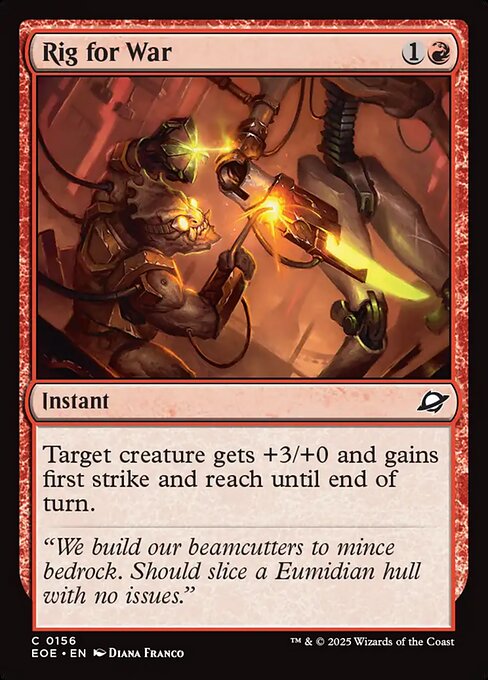 Rig for War — NM Foil [Edge of Eternities]