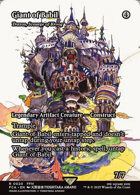 Traxos, Scourge of Kroog — NM [Final Fantasy: Through the Ages]