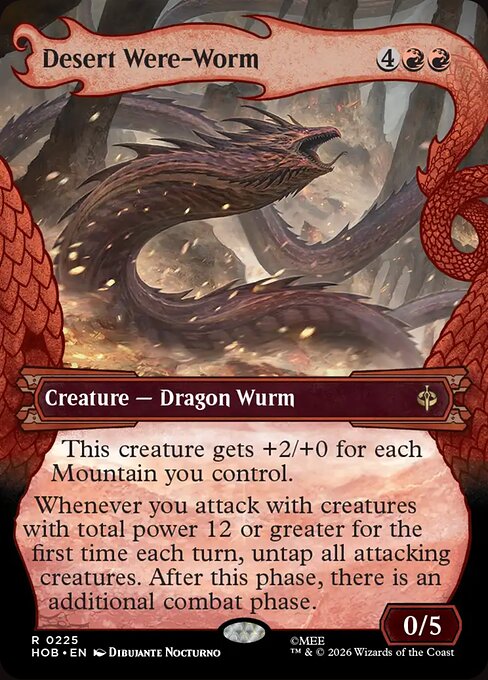 Desert Were-Worm — NM [The Hobbit]