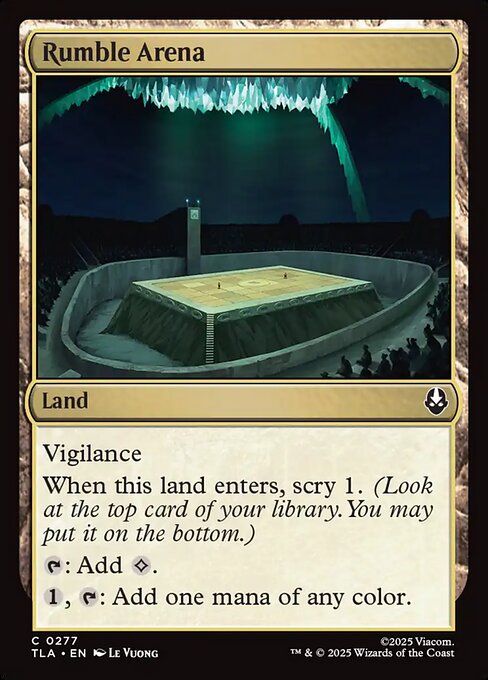 Rumble Arena — NM Foil [Avatar: The Last Airbender]