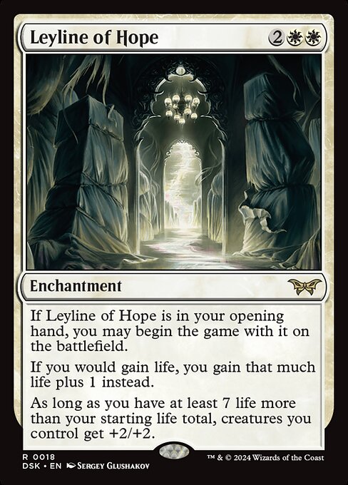 Leyline of Hope — NM [Duskmourn: House of Horror]