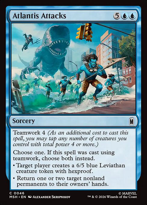 Atlantis Attacks — NM Foil [Marvel Super Heroes]