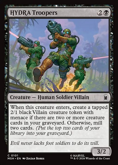 HYDRA Troopers — NM Foil [Marvel Super Heroes]