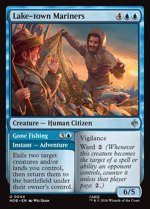 Lake-town Mariners // Gone Fishing — NM Foil [The Hobbit]