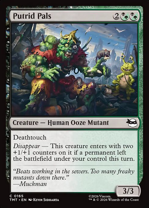 Putrid Pals — NM Foil [Teenage Mutant Ninja Turtles]