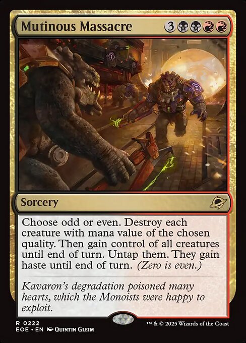 Mutinous Massacre — NM [Edge of Eternities]