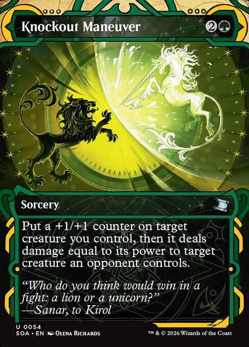Knockout Maneuver — NM [Secrets of Strixhaven Mystical Archive]