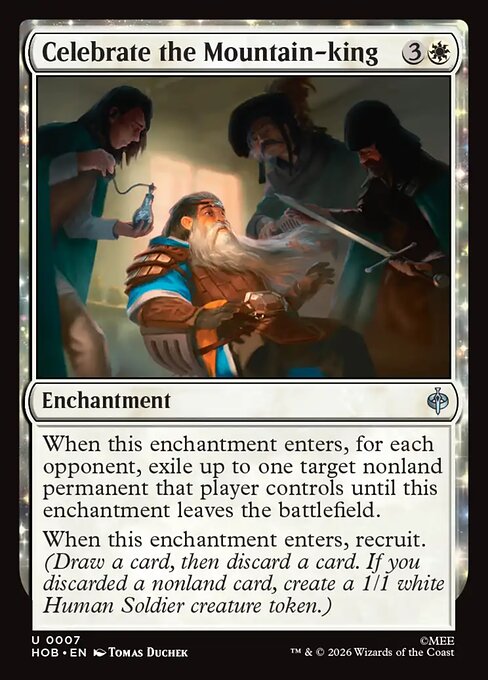Celebrate the Mountain-king — NM Foil [The Hobbit]