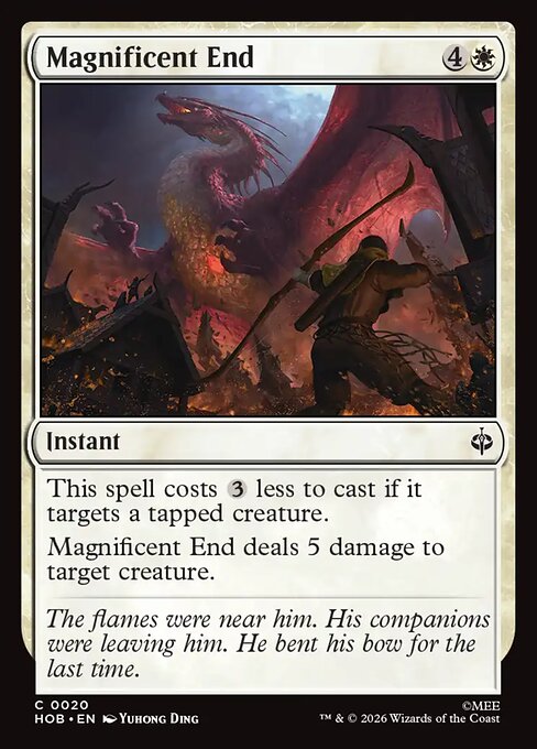 Magnificent End — NM Foil [The Hobbit]