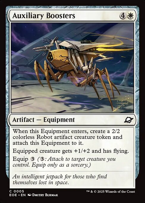 Auxiliary Boosters — NM Foil [Edge of Eternities]