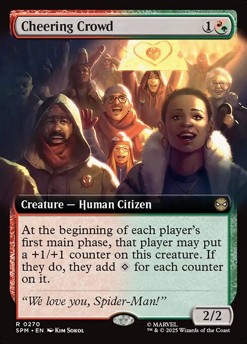 Cheering Crowd — NM [Marvel's Spider-Man]