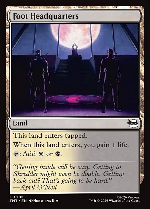 Foot Headquarters — NM Foil [Teenage Mutant Ninja Turtles]