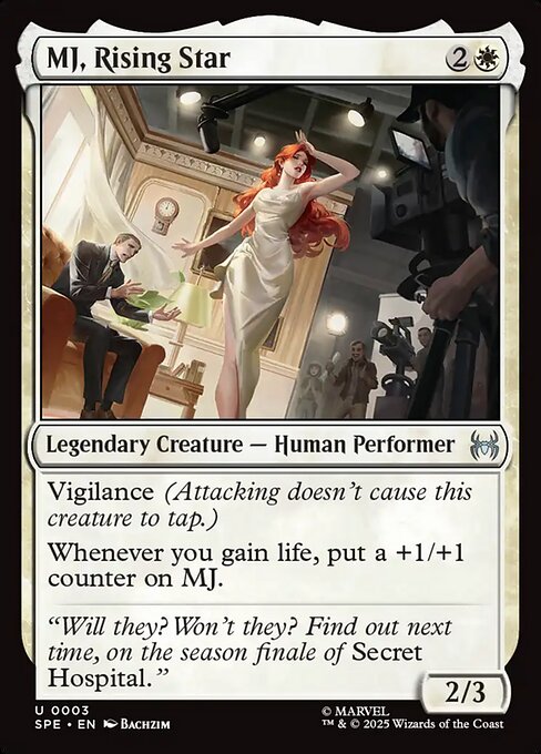 MJ, Rising Star — NM Foil [Marvel's Spider-Man Eternal]