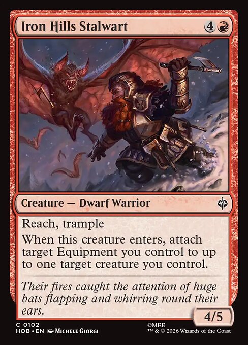 Iron Hills Stalwart — NM Foil [The Hobbit]