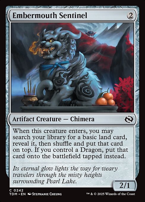 Embermouth Sentinel — NM Foil [Tarkir: Dragonstorm]