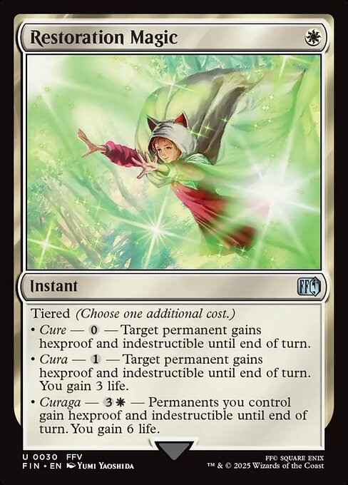 Restoration Magic — NM Foil [Final Fantasy]