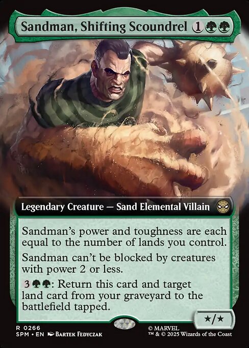 Sandman, Shifting Scoundrel — NM Foil [Marvel's Spider-Man]