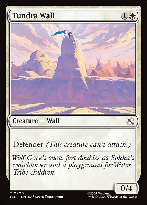 Tundra Wall — NM Foil [Avatar: The Last Airbender Eternal]