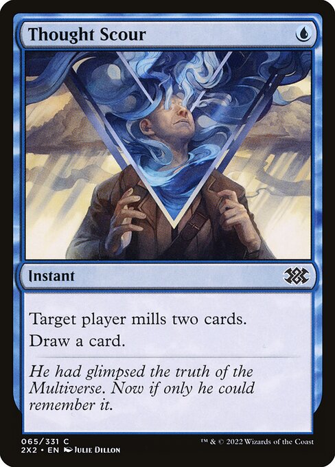 Thought Scour — NM Foil [Double Masters 2022]