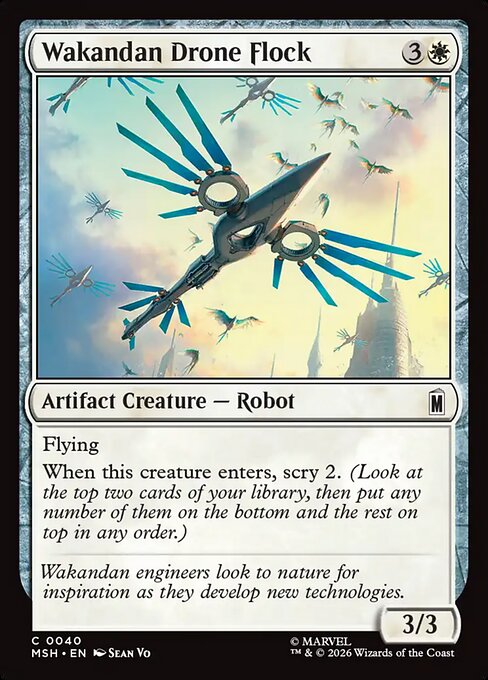 Wakandan Drone Flock — NM Foil [Marvel Super Heroes]