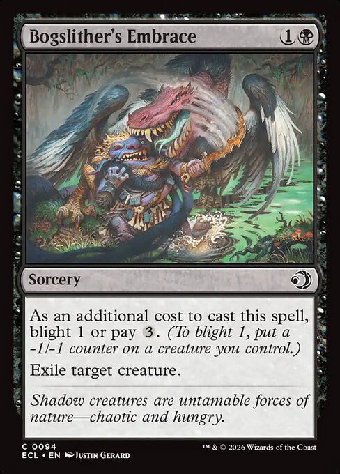 Bogslither's Embrace — NM Foil [Lorwyn Eclipsed #94]