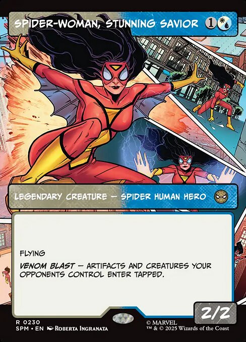 Spider-Woman, Stunning Savior — NM Foil [Marvel's Spider-Man]